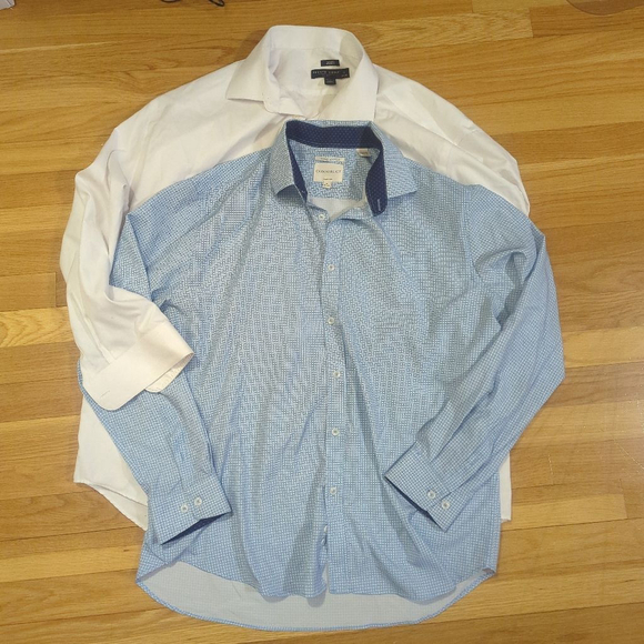 Men's Button Down Shirt Lot XL 17 18 set of 7 +2 - Picture 6 of 6